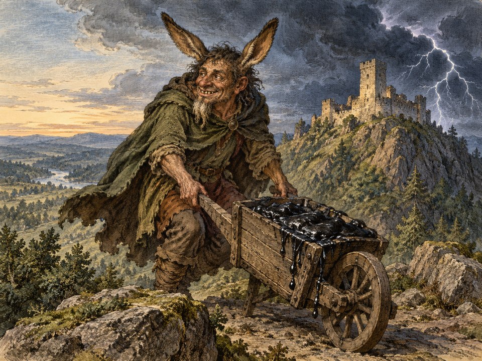 Ilustrace k příběhu Radouš